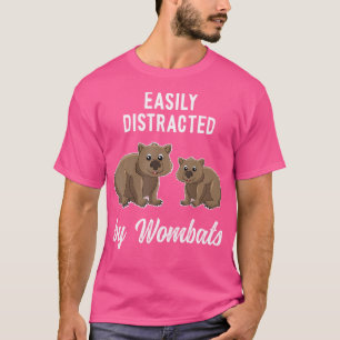 Camiseta Engraçado Wombat Dizendo Mulheres