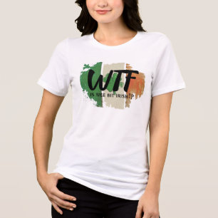 Camiseta Engraçado WTF Impressão Tee, Nós Um Pouco De Camis
