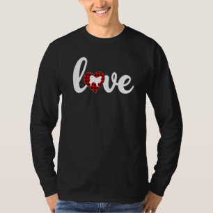 Camiseta Engraçado Xadrez Buffalo Adora Cachorro Japonês Va