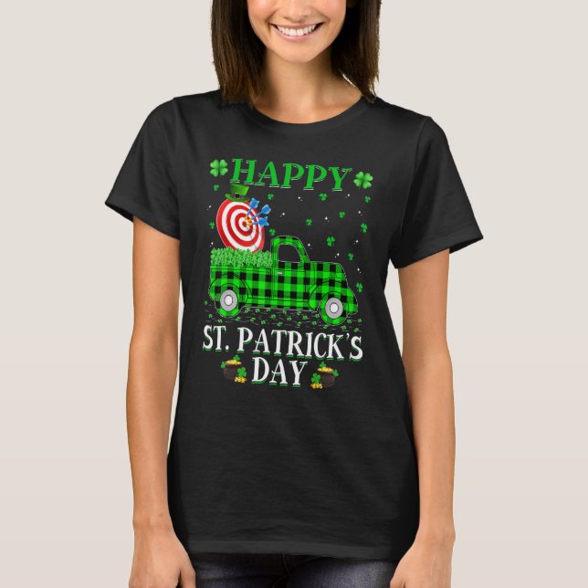Camiseta Engraçado Xadrez de Buffalo, Rua Verde de Arqueaçã (Frente)