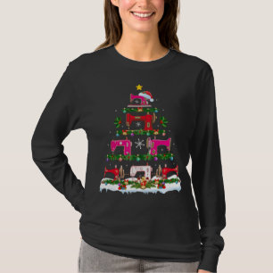 Camiseta Engraçado Xmas Lighting Machine Árvore de Natal