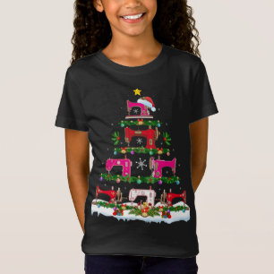 Camiseta Engraçado Xmas Lighting Machine Árvore de Natal