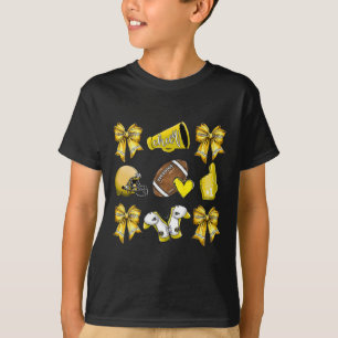 Camiseta Engraçado Yellow Chee Coquette Futebol Mãe Mulhere