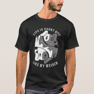 Camiseta Engraçado Ying Yang Dog Dachshund Cotação
