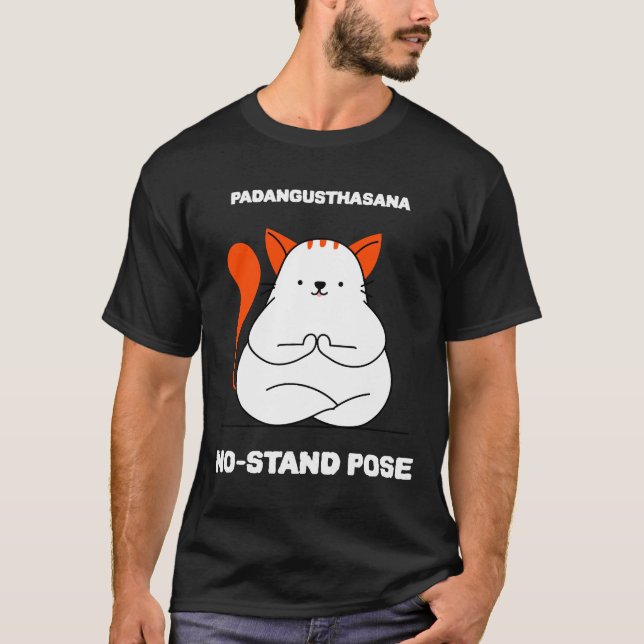 Camiseta Engraçado Yoga (Frente)