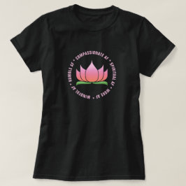 Camiseta Engraçado Yoga "AF" Link Lotus