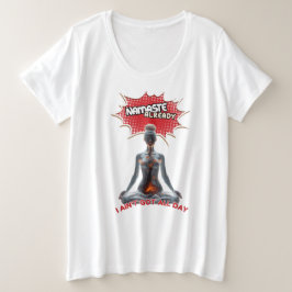 Camiseta Engraçado Yoga Comic Pop Art - "Namaste Already"