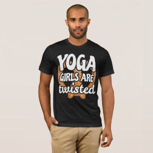 Camiseta Engraçado Yoga Cotação Gift Yoga Raparigas São Dom