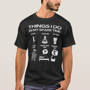 Camiseta Engraçado Yoga Gift, Presente para Namorada, Amigo