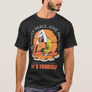 Camiseta Engraçado Yoga Humor