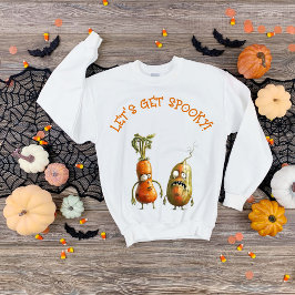 Camiseta Engraçado zombie vegetais no Halloween
