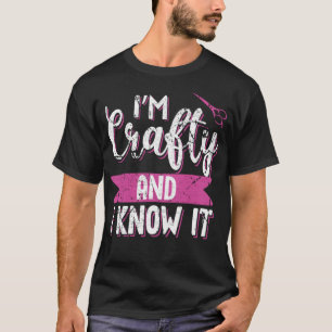Camiseta Engraçadores Engraçados... Eu sou Crafty e sei dis