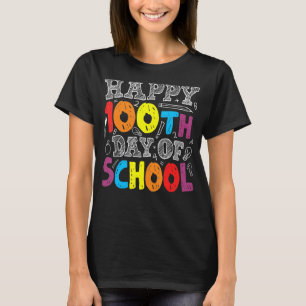 Camiseta Engraçados 100 dias de professores dão 100º dia do