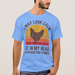 Camiseta Engraçados Amantes De Frango, Eu Posso Parecer Mul
