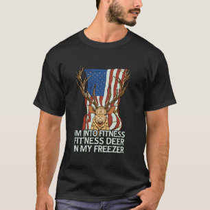 Camiseta Engraçados Deer Estou na Ajustado da Malhação