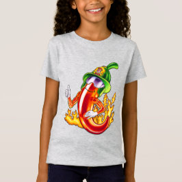 Camiseta Engraçados E Orgulhosos Chili Em Fogo Dá Mãos