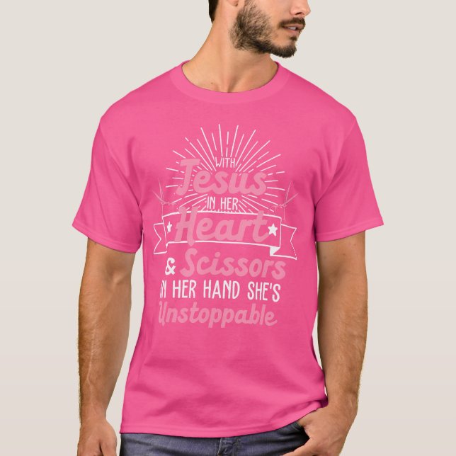 Camiseta Engraçados Hairdressers Raparigas Christian Hairst (Frente)