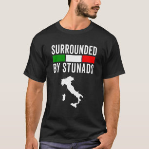 Camiseta Engraçados Italianos Envolvidos Por Stunads Itália