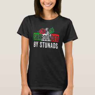 Camiseta Engraçados Italianos Envolvidos Por Stunads Itália