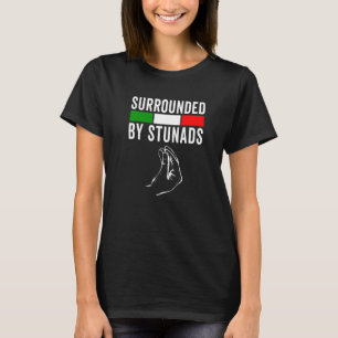 Camiseta Engraçados Italianos Envolvidos Por Stunads Itália