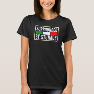 Camiseta Engraçados Italianos Envolvidos Por Stunads Teit