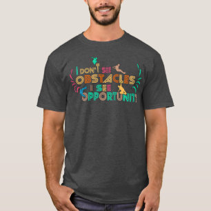 Camiseta Engraçados obstáculos de motivação atlética que at