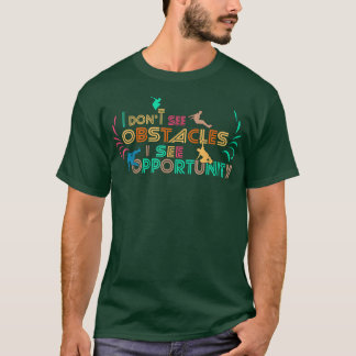 Camiseta Engraçados obstáculos de motivação atlética que at