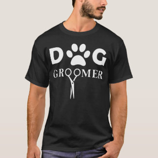 Camiseta Engraçados Pet Workwear Alinhando Cachorros Homens