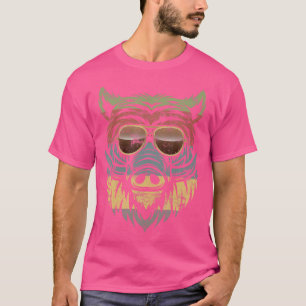 Camiseta Engraçados Porcos Retro Caçadores De Boar Forest