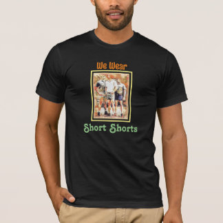Camiseta Engraçados sul-africanos que vestem shorts curtos
