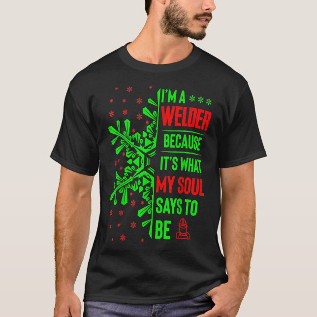 Camiseta Engraçados Trabalhos De Natal Dão Soldado Minha Al (Frente)