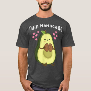 Camiseta Engravidar Fruta de Avocado Mamãe Grávida Mãe Twi