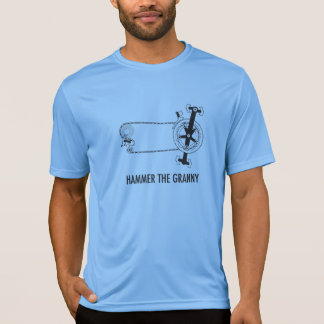 Camiseta Engrenagem da avó do motociclista da montanha e da