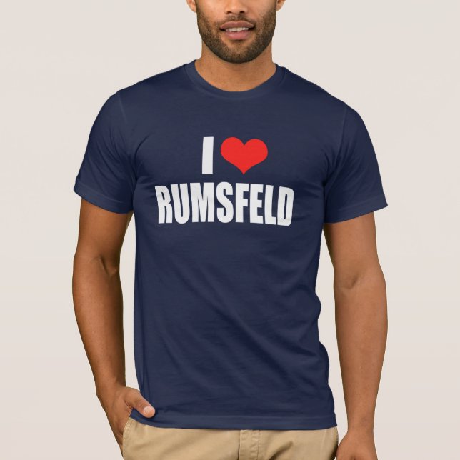 Camiseta Engrenagem da eleição de DONALD RUMSFELD (Frente)