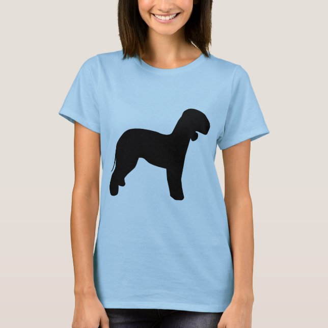 Camiseta Engrenagem de Bedlington Terrier (Frente)