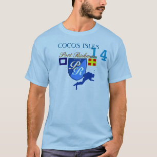 Camiseta Engrenagem de mergulho das ilhas dos Cocos de