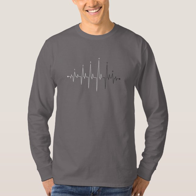 Camiseta Engrenagem de pulsação de motocicleta (Frente)