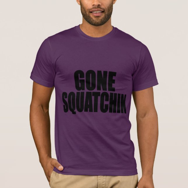 Camiseta Engrenagem IDA Bobo de SQUATCHIN que encontra (Frente)