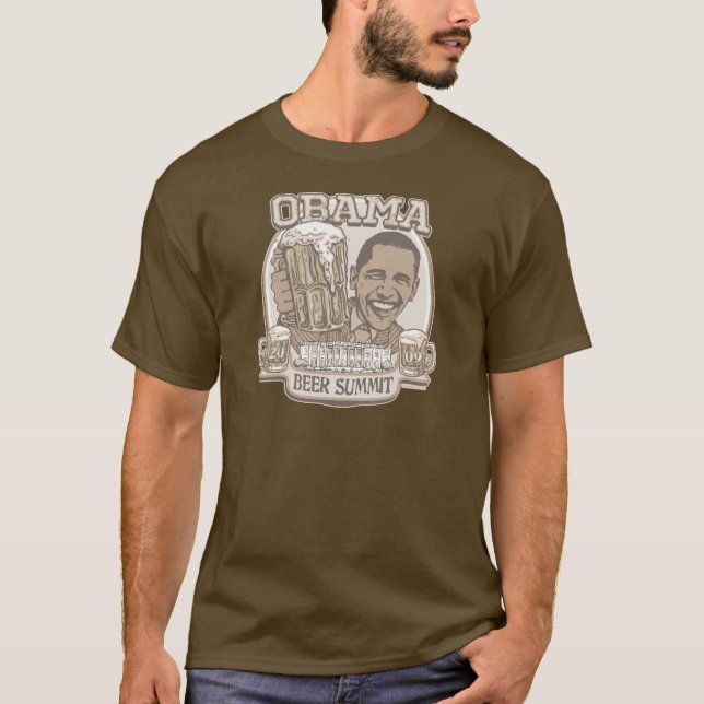 Camiseta Engrenagem Nonpartisan da cimeira da cerveja de (Frente)