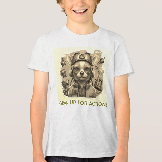 Camiseta Engrenagem Por Ação! (Frente)
