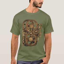 Camiseta Engrenagens em sua engrenagem! (Sepia)
