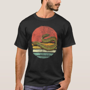Camiseta Enguia Vintage Animal Enguia Retro Peixes