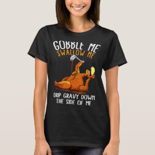 Camiseta Engula-Me, Engula-Me A Escoar A Gravidade Ao Lado