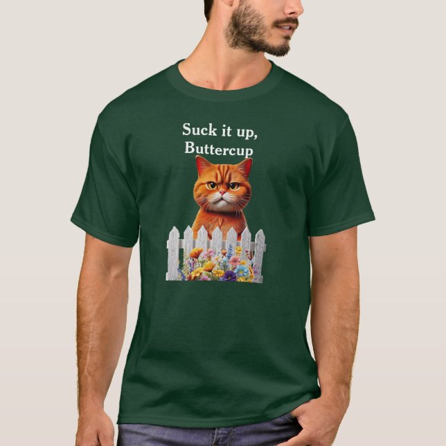 Camiseta Engula o choro, Botão-de-ouro (Frente)
