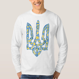 Camiseta Énica nacional ucraniana emblem trident trizub