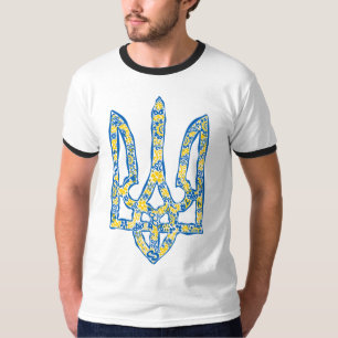 Camiseta Énica nacional ucraniana emblem trident trizub