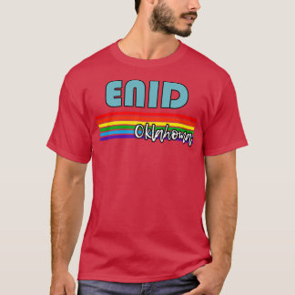 Camiseta Enid Oklahoma Pride Enid LGBT Gift LGBTQ Suportado