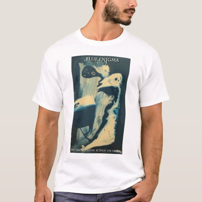 Camiseta Enigma Azul (Frente)
