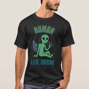 Camiseta Enigma Clássico de OVNI