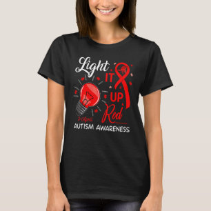 Camiseta Enigma da Fita de Conscientização do Autismo Verme